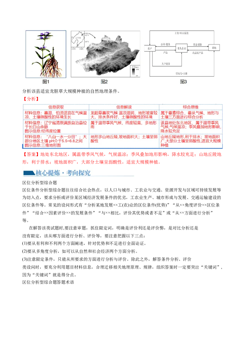 专题2非选择题攻略（讲义）（解析版）_9.2025地理总复习_2024年新高考资料_2.2024二轮复习_2024年高考地理二轮复习讲练测（新教材新高考）_攻略