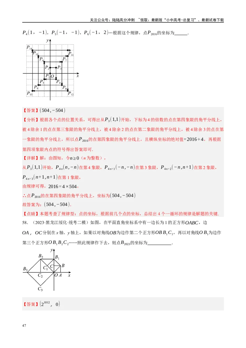 重难点01数式、图形与函数的规律探索问题（解析版）_02中考总复习（2026版更新中）_02-数学-中考总复习_2024年中考复习资料_二轮复习资料_重难点