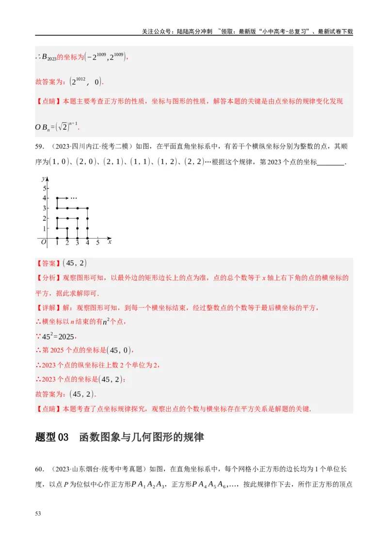 重难点01数式、图形与函数的规律探索问题（解析版）_02中考总复习（2026版更新中）_02-数学-中考总复习_2024年中考复习资料_二轮复习资料_重难点