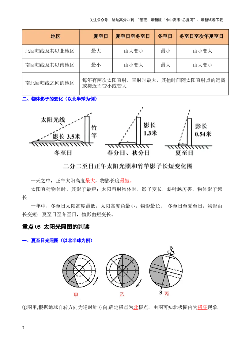重难点02地球运动（5大重难+命题预测+新考法）-2025中考地理热点&middot;重点&middot;难点专练（全国通用）_02中考总复习（2026版更新中）_09-地理-中考总复习_2025中考地理复习资料_重点专练