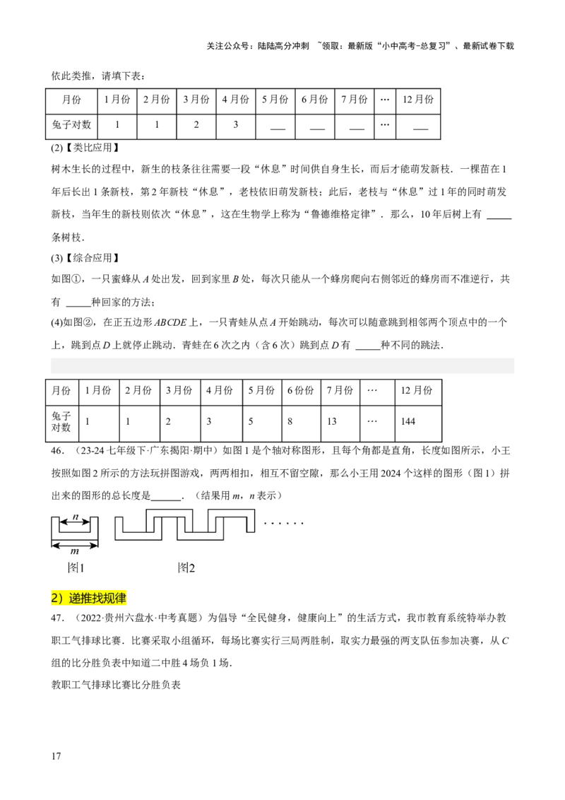 重难点01规律探索问题（4种类型16种题型+专项训练）（原卷版）_02中考总复习（2026版更新中）_02-数学-中考总复习_2025中考复习资料_2025中考二轮课件ppt+讲义+练习数学_讲义+练习