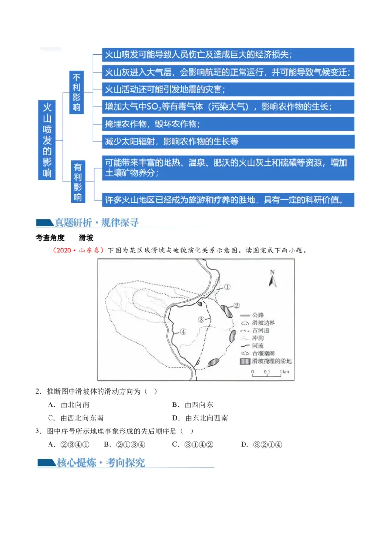 专题07自然灾害（讲义）（原卷版）_9.2025地理总复习_2024年新高考资料_2.2024二轮复习_2024年高考地理二轮复习讲练测（新教材新高考）
