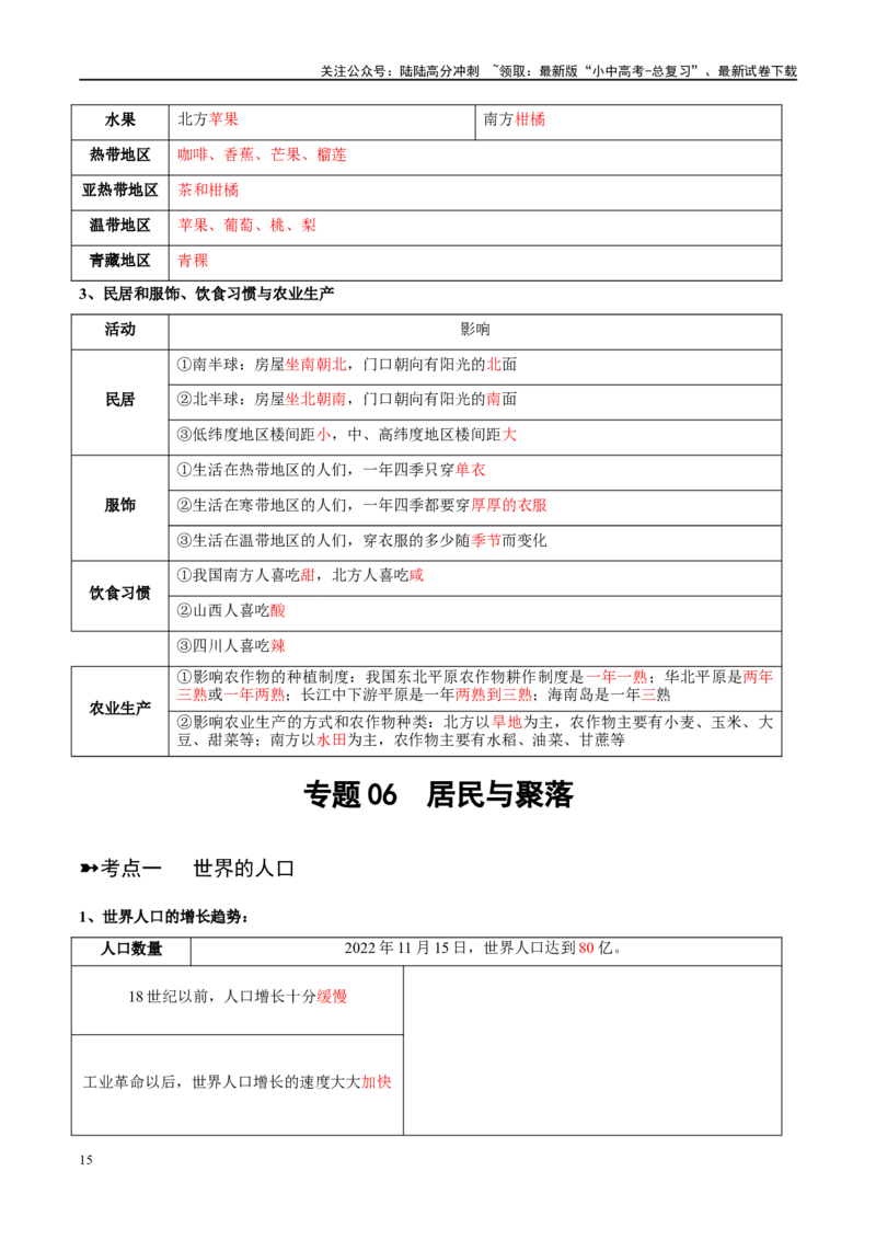 阶段背记02世界地理概况（晨读晚默）（答案版）_02中考总复习（2026版更新中）_09-地理-中考总复习_2024年中考复习资料_一轮复习_❤2024年中考地理一轮复习讲练测（全国通用）_晨读晚默