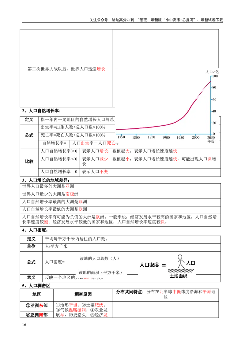 阶段背记02世界地理概况（晨读晚默）（答案版）_02中考总复习（2026版更新中）_09-地理-中考总复习_2024年中考复习资料_一轮复习_❤2024年中考地理一轮复习讲练测（全国通用）_晨读晚默