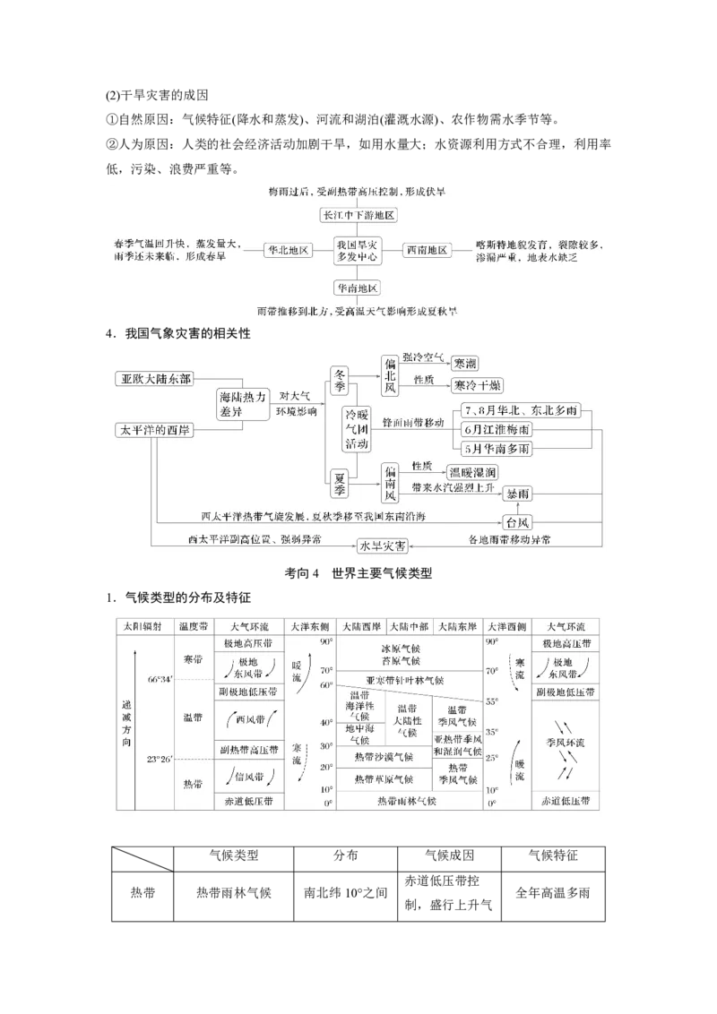 2025年高考地理二轮复习配套讲义通用版大单元2　大气的运动_9.2025地理总复习_2025年新高考资料_二轮复习_2025年高考地理二轮复习配套讲义通用版（解析版）
