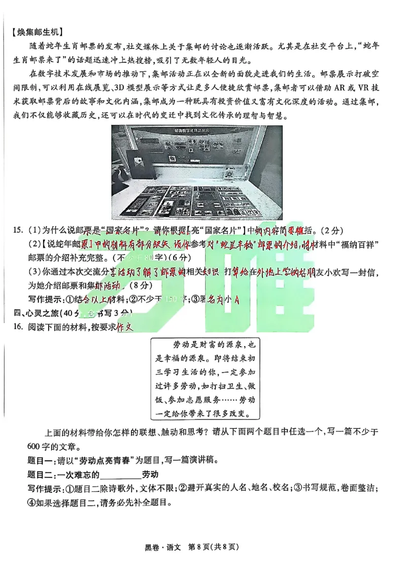 2025《万唯中考&bull;山西黑白卷》语文黑卷_初中资料合集_2025《万唯中考&bull;黑白卷》多地方版（更30省）_2025《万唯中考&bull;山西黑白卷》7科