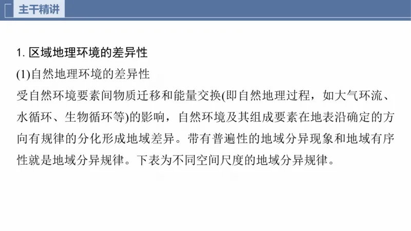 2025年高考地理二轮复习课件通用版素养1　专题1　主题2　区域差异性_9.2025地理总复习_2025年新高考资料_二轮复习_2025年高考地理二轮复习课件全国通用（ppt+pdf资源）