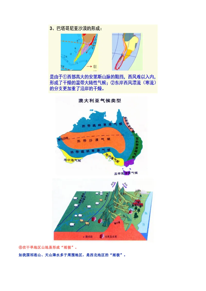 地理微考点：地形对气候整体的影响-备战2023年高考总复习地理微考点狙击与专项突破_9.2025地理总复习_2023年新高考复习资料_专项复习_备战2023年高考地理总复习微考点狙击与专项测练