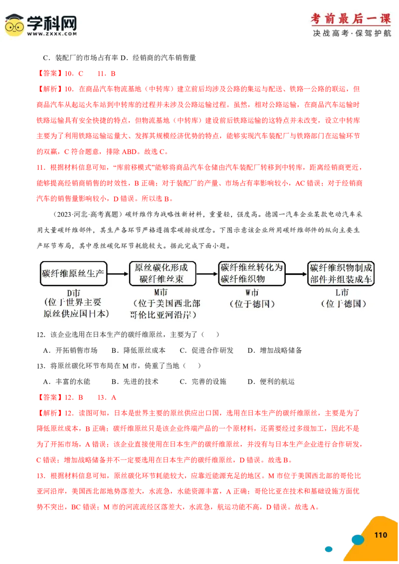 地理-2024年高考考前最后一课_9.2025地理总复习_2024年新高考资料_5.2024三轮冲刺_地理（含PDF版，可直接打印）-2024年高考考前最后一课