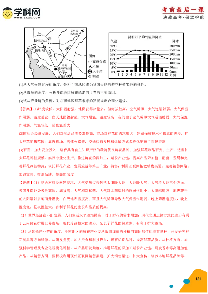 地理-2024年高考考前最后一课_9.2025地理总复习_2024年新高考资料_5.2024三轮冲刺_地理（含PDF版，可直接打印）-2024年高考考前最后一课