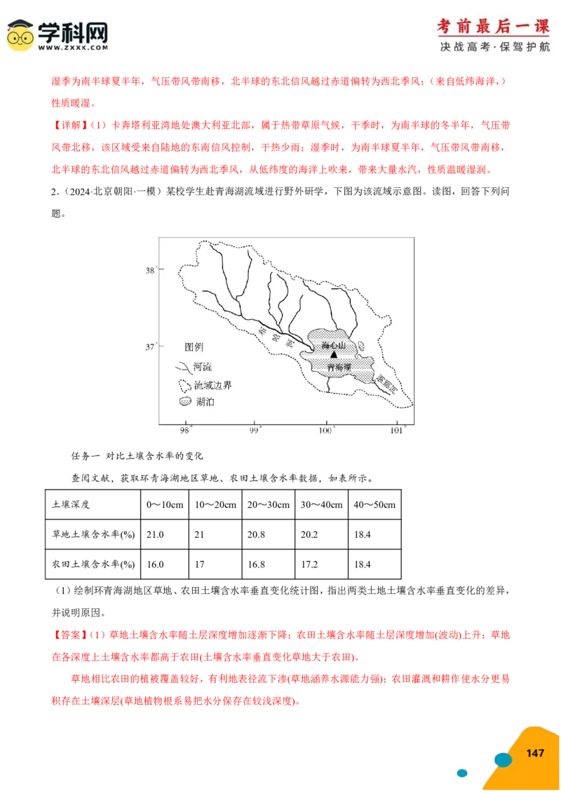 地理-2024年高考考前最后一课_9.2025地理总复习_2024年新高考资料_5.2024三轮冲刺_地理（含PDF版，可直接打印）-2024年高考考前最后一课