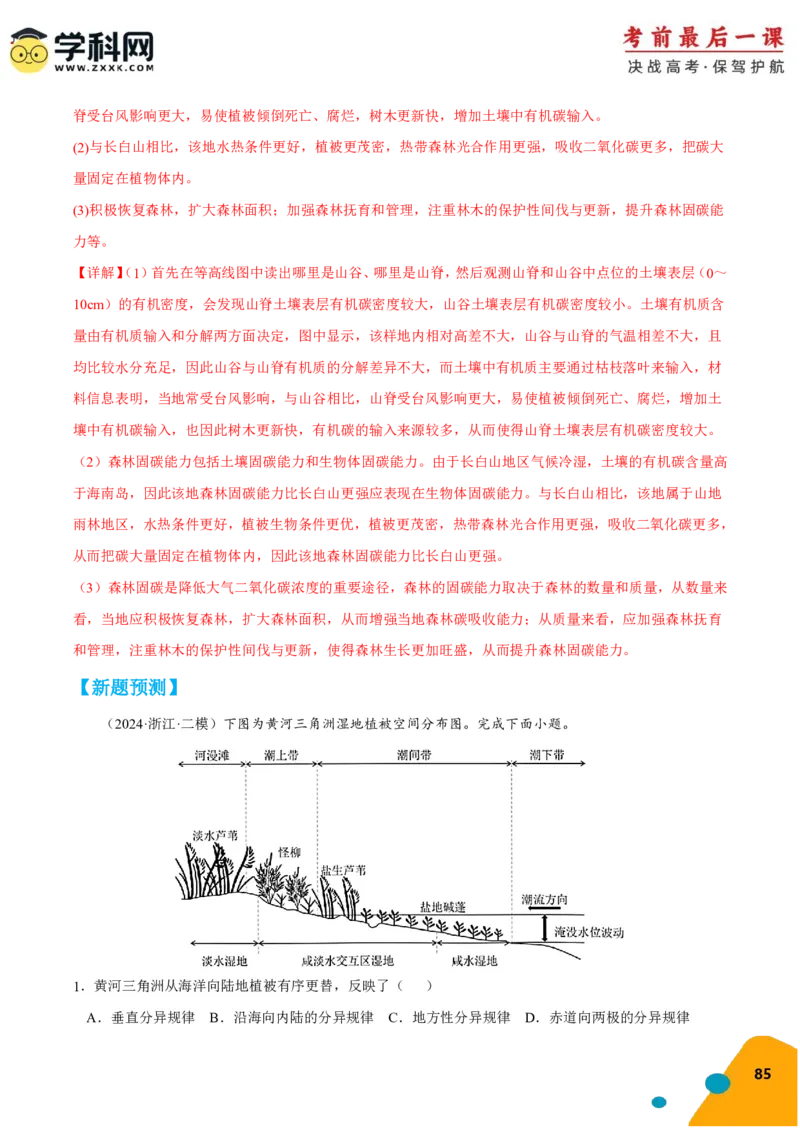 地理-2024年高考考前最后一课_9.2025地理总复习_2024年新高考资料_5.2024三轮冲刺_地理（含PDF版，可直接打印）-2024年高考考前最后一课