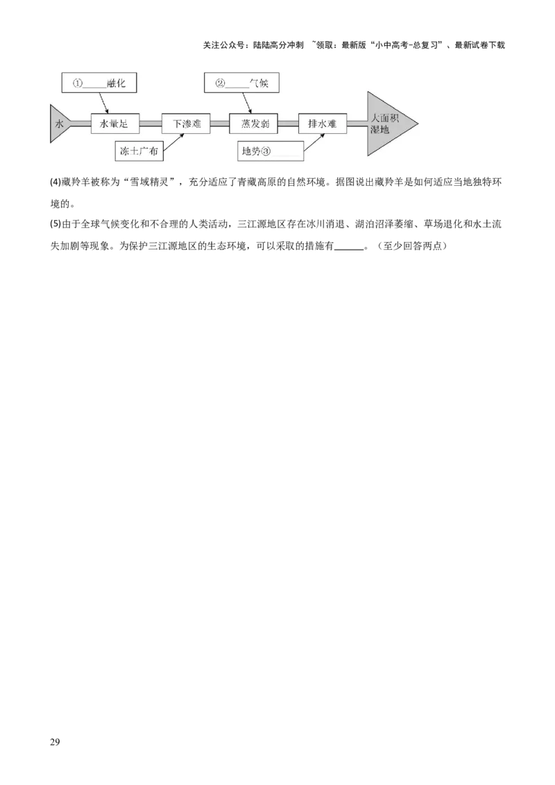 重难点15西北地区和青藏地区（4大重难+命题预测+新考法）-2025中考地理热点&middot;重点&middot;难点专练（全国通用）_02中考总复习（2026版更新中）_09-地理-中考总复习_2025中考地理复习资料