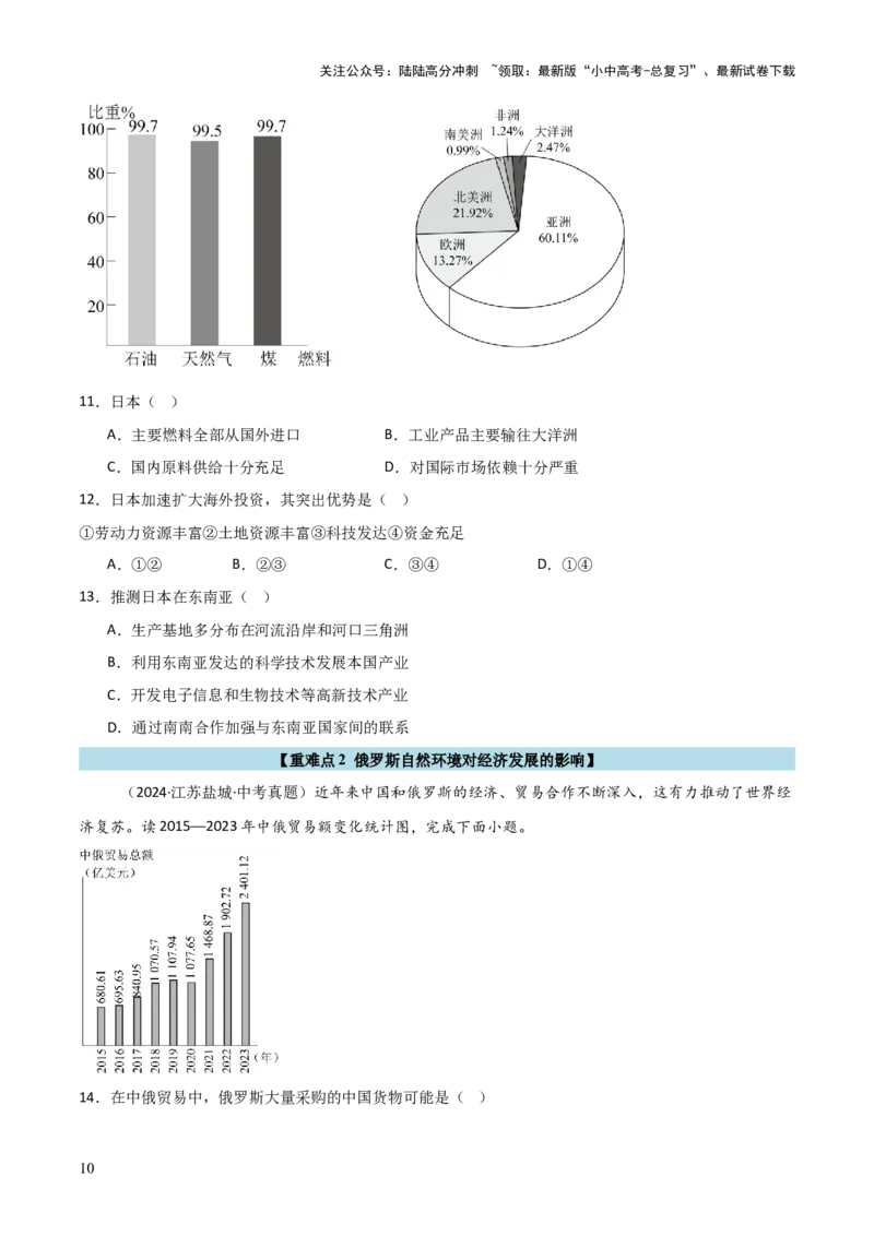 重难点08走进国家（4大重难+命题预测+新考法）-2025中考地理热点&middot;重点&middot;难点专练（全国通用）_02中考总复习（2026版更新中）_09-地理-中考总复习_2025中考地理复习资料_重点专练