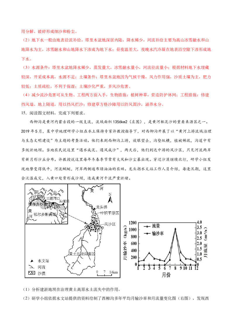 地理微考点：冲积扇、冲积平原-备战2023年高考总复习地理微考点狙击与专项突破_9.2025地理总复习_2023年新高考复习资料_专项复习_备战2023年高考地理总复习微考点狙击与专项测练_先导辑