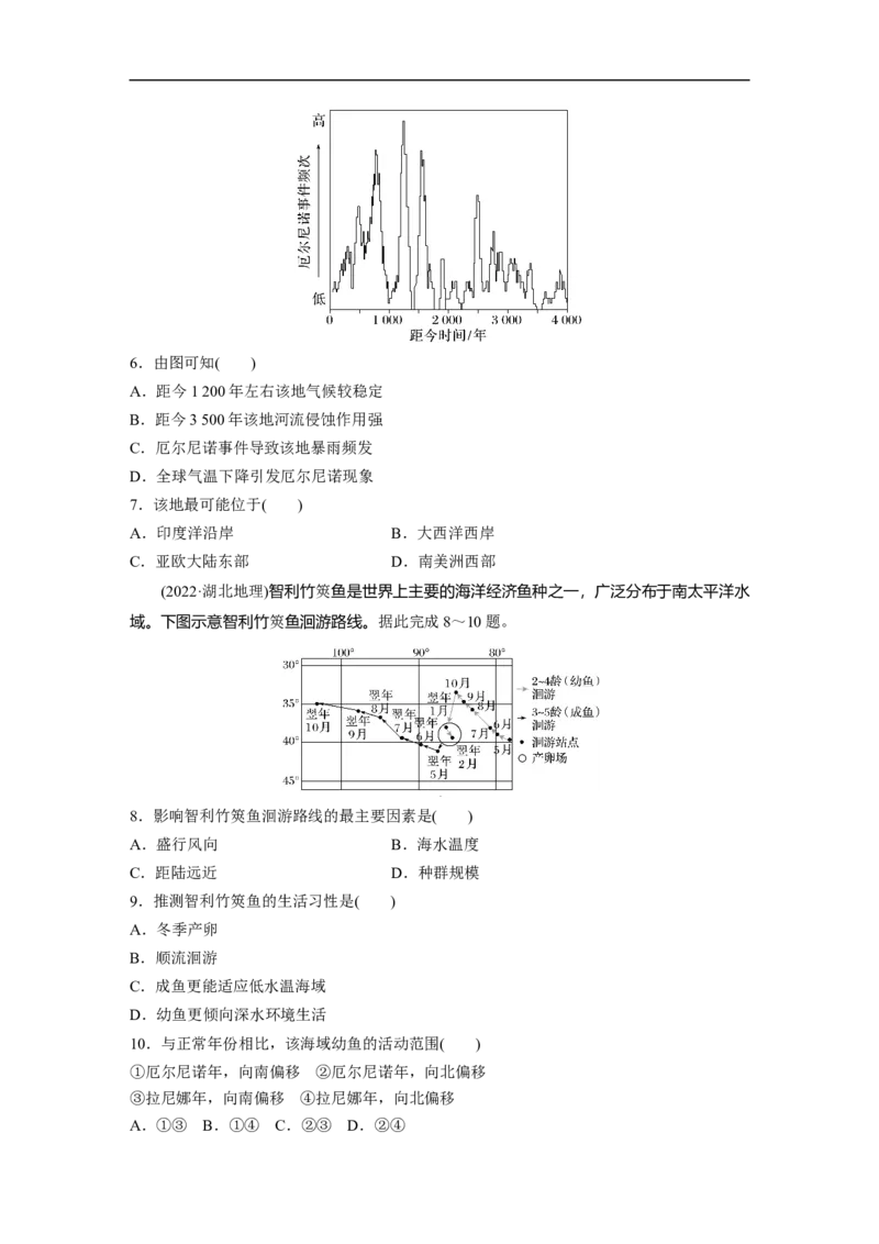 专题1　主题1　区域整体性_9.2025地理总复习_2025年新高考资料_二轮复习_2025年高考地理二轮复习讲义+专题强化练（学生版）_专题强化练