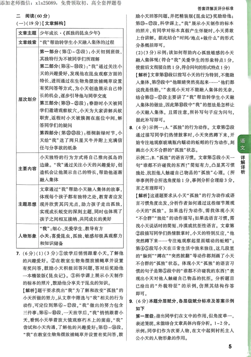 2025甘肃定心卷五科合订答案_00_初中资料合集_万唯2025版万唯中考《定心卷》全国地方版实时更新（已更11省）_2025万唯中考《定心卷》7科（甘肃）