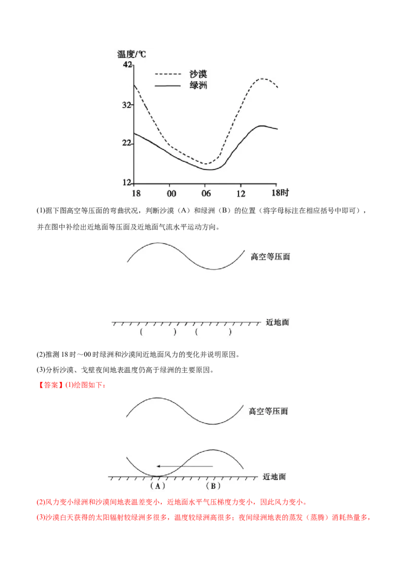 地理微考点509绿洲效应2023年高考总复习地理微考点狙击与专项突破_9.2025地理总复习_2023年新高考复习资料_专项复习_备战2023年高考地理总复习微考点狙击与专项测练_第十辑