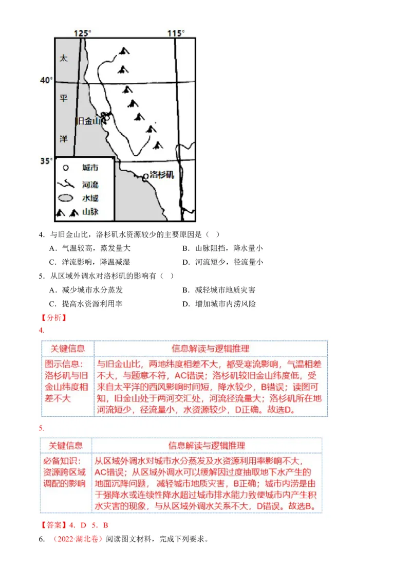 专题11区域联系与区域发展（讲义）（解析版）_9.2025地理总复习_2024年新高考资料_2.2024二轮复习_2024年高考地理二轮复习讲练测（新教材新高考）