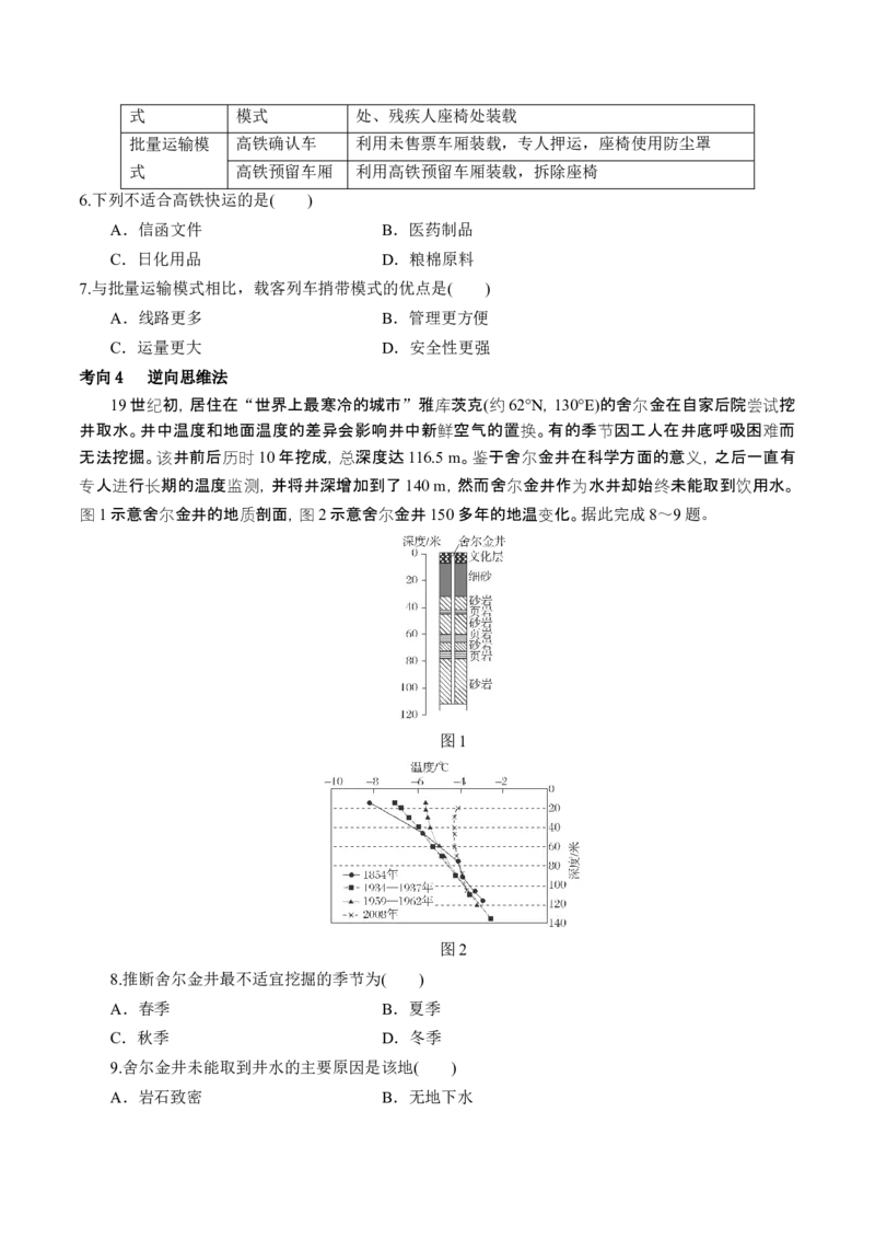 专题1选择题攻略（讲义）（原卷版）_9.2025地理总复习_2024年新高考资料_2.2024二轮复习_2024年高考地理二轮复习讲练测（新教材新高考）_攻略