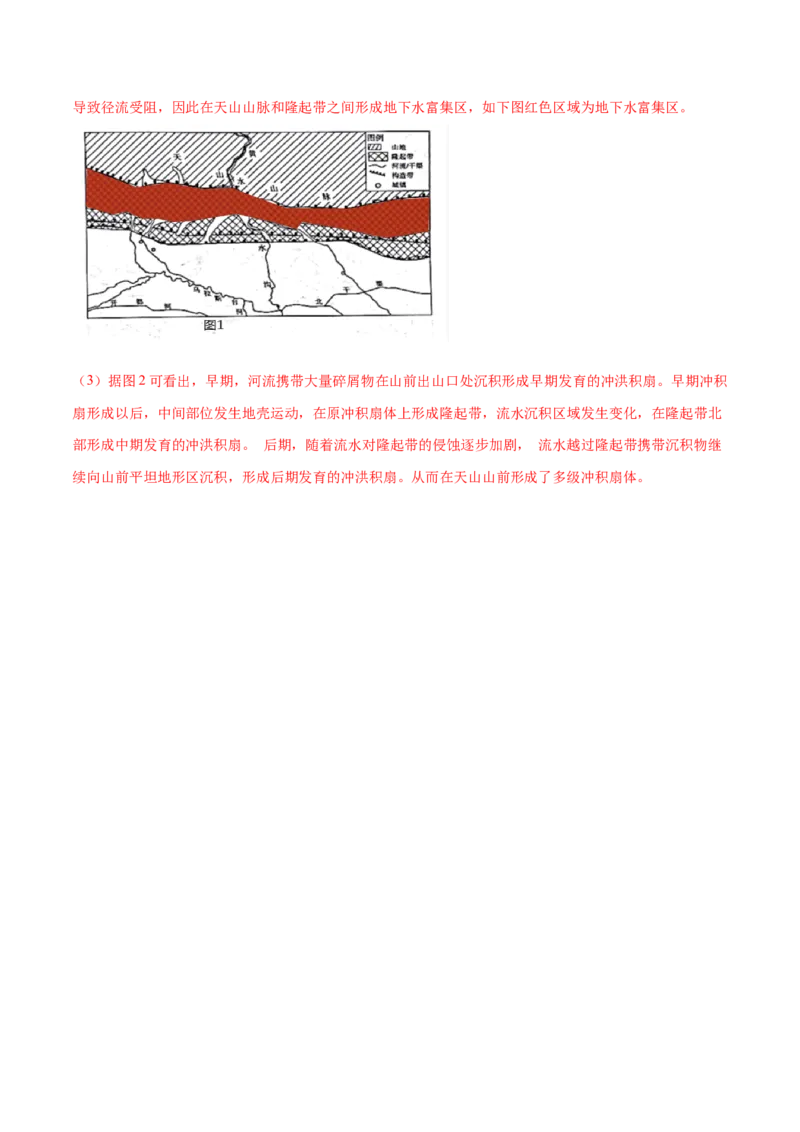 6.2外力作用与地貌-备战2024年高考地理一轮复习微专题微考点专项训练（全国通用）（解析版）_9.2025地理总复习_2024年新高考资料_3.2024专项复习
