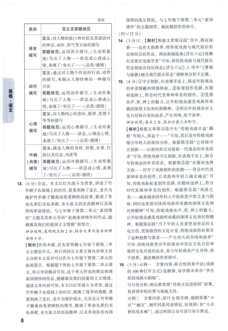 2025版《WW中考黑白卷》（FJ专版）7科答案详解详析_初中资料合集_2025《万唯中考&bull;黑白卷》多地方版（更30省）_2025《万唯中考&bull;黑白卷》7科全套（福建）