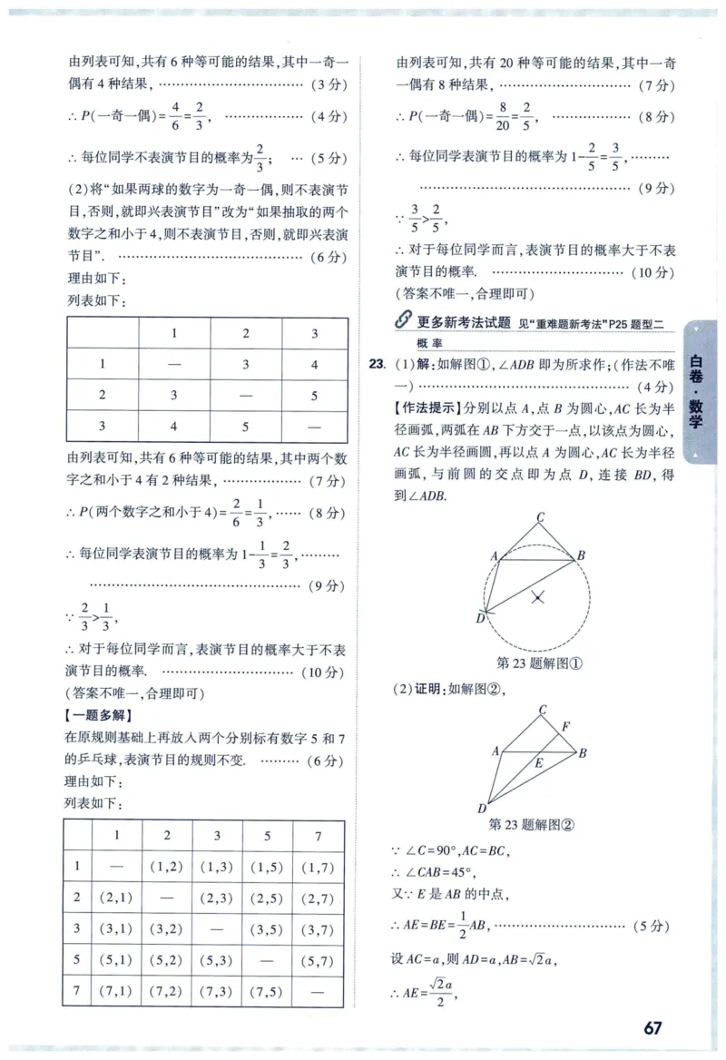 2025版《WW中考黑白卷》（FJ专版）7科答案详解详析_初中资料合集_2025《万唯中考&bull;黑白卷》多地方版（更30省）_2025《万唯中考&bull;黑白卷》7科全套（福建）