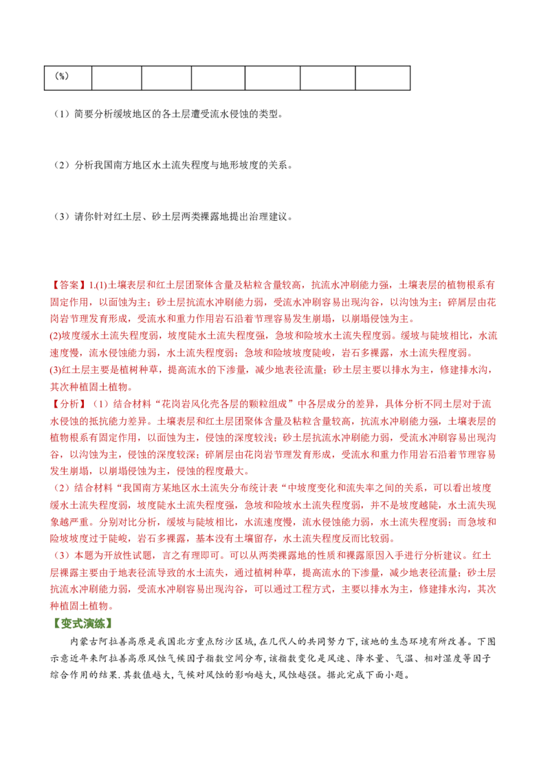 专题10+粮食安全与土壤保护（讲义）（word版）-高频考点解密2023年高考地理二轮专题复习课件+讲义+分层训练（新高考专用）_9.2025地理总复习_2023年新高考复习资料_二轮复习