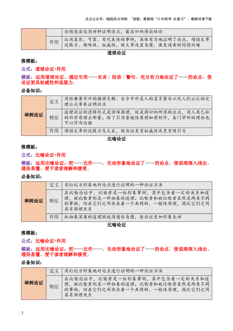 议论性文章第9问答案版-备战2026中考语文阅读文法剖析演练_02中考总复习（2026版更新中）_01-语文-中考总复习_2026年中考复习（更新中）_备战2026中考语文阅读文法剖析演练