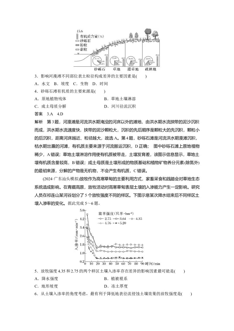 2025年高考地理二轮复习配套讲义通用版专题5　主题5　土壤发育_9.2025地理总复习_2025年新高考资料_二轮复习_2025年高考地理二轮复习配套讲义通用版（解析版）