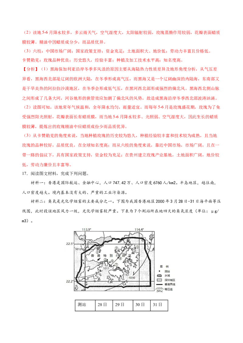 地理微考点：二：热力环流形成过程-备战2023年高考总复习地理微考点狙击与专项突破_9.2025地理总复习_2023年新高考复习资料_专项复习_备战2023年高考地理总复习微考点狙击与专项测练