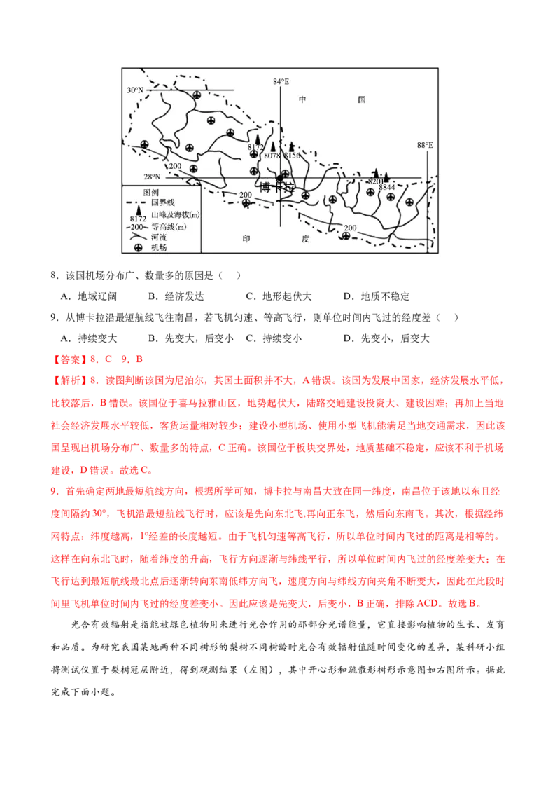 地理微考点&mdash;易错点3：三经纬网的特点不能灵活运用-备战2023年高考总复习地理微考点狙击与专项突破_9.2025地理总复习_2023年新高考复习资料_专项复习