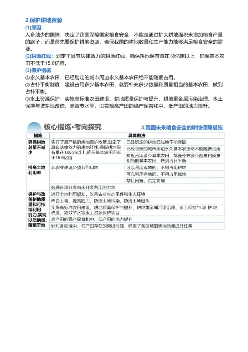 专题12自然资源与国家安全（讲义）（原卷版）_9.2025地理总复习_2024年新高考资料_2.2024二轮复习_2024年高考地理二轮复习讲练测（新教材新高考）
