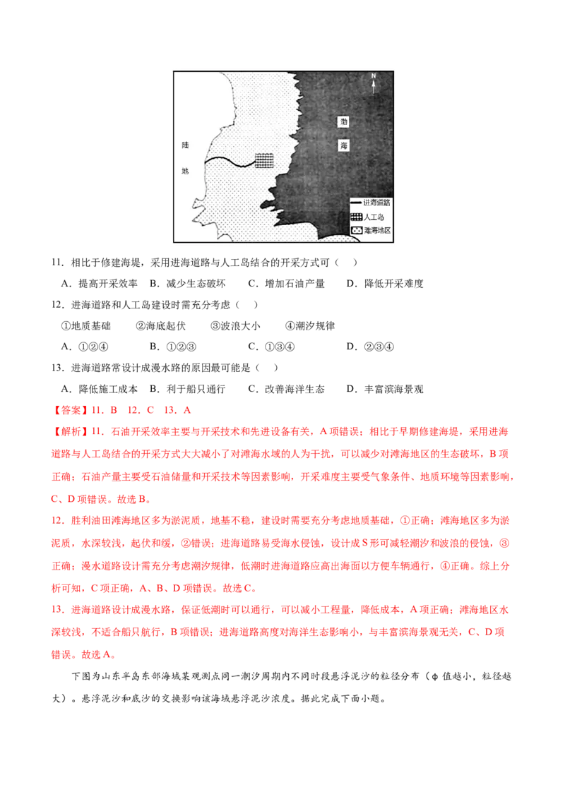 地理微考点：潮汐-备战2023年高考总复习地理微考点狙击与专项突破_9.2025地理总复习_2023年新高考复习资料_专项复习_备战2023年高考地理总复习微考点狙击与专项测练_先导辑
