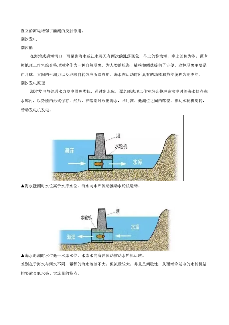 地理微考点：潮汐-备战2023年高考总复习地理微考点狙击与专项突破_9.2025地理总复习_2023年新高考复习资料_专项复习_备战2023年高考地理总复习微考点狙击与专项测练_先导辑