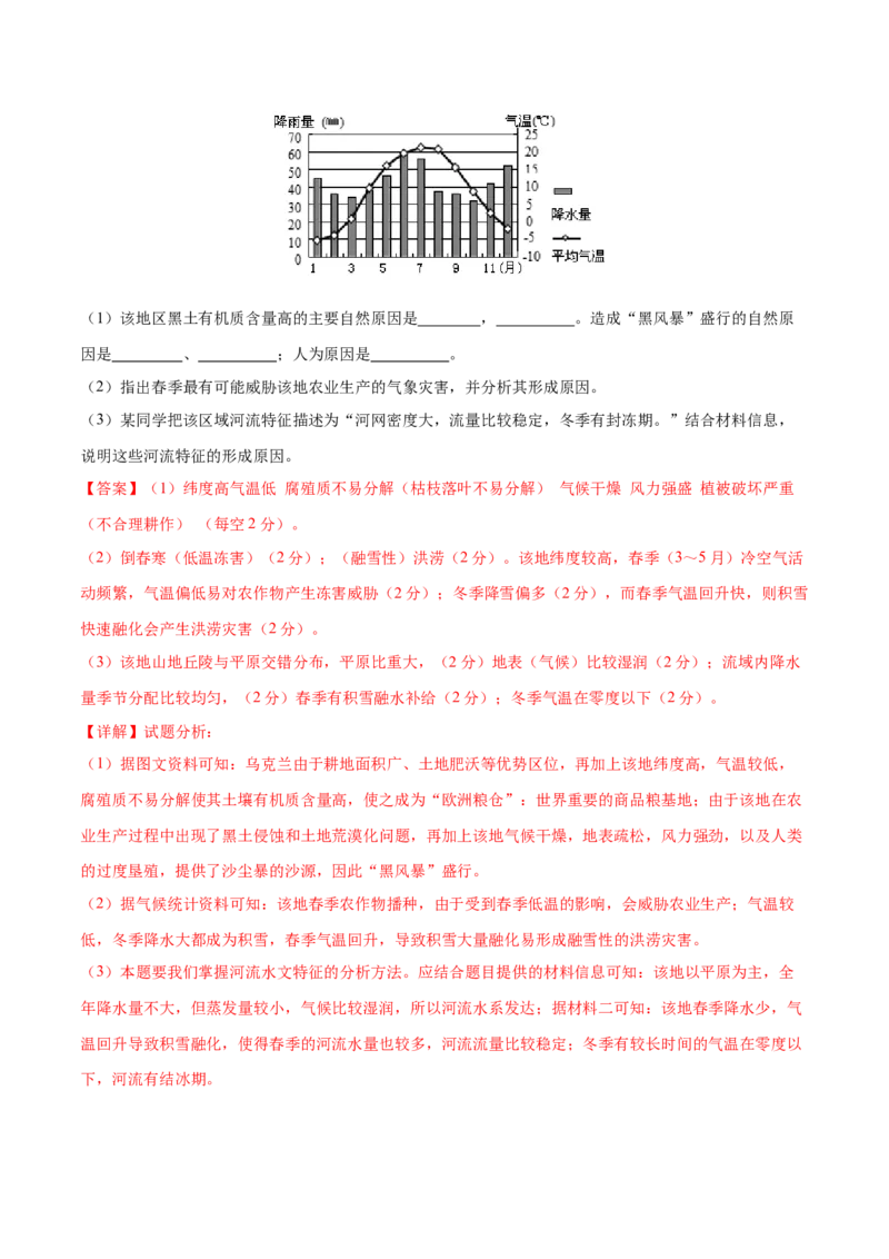 地理微考点525地形、河流、气候与农业生产-2023年高考总复习地理微考点狙击与专项突破_9.2025地理总复习_2023年新高考复习资料_专项复习_备战2023年高考地理总复习微考点狙击与专项测练