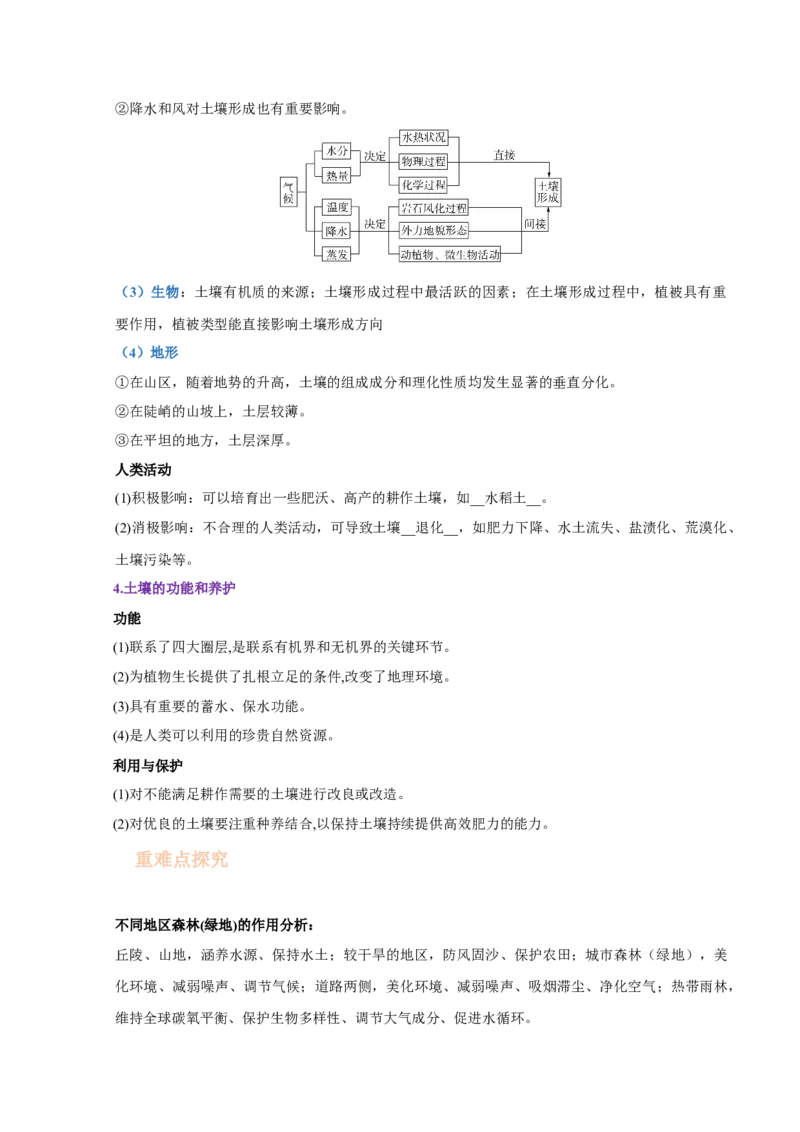 专题09植被与土壤-备战2023年高考地理一轮复习精讲精练（解析版）_9.2025地理总复习_赠品通用版（老高考）复习资料_一轮复习_备战2023年高考地理一轮复习精讲精练