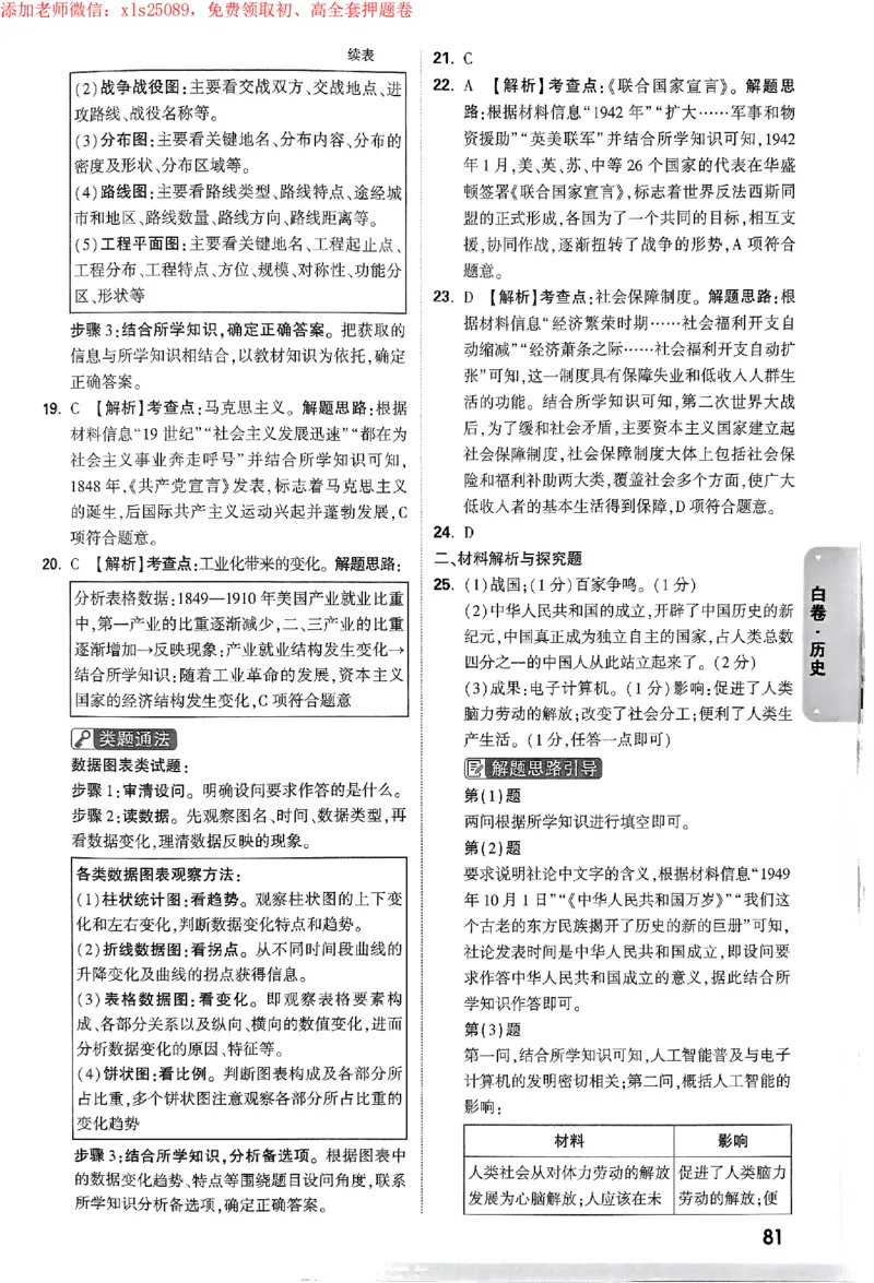 2025《万唯中考&bull;苏州黑白卷》白卷答案_初中资料合集_2025《万唯中考&bull;黑白卷》多地方版（更30省）_2025《万唯中考&bull;黑白卷》7科全套（苏州）