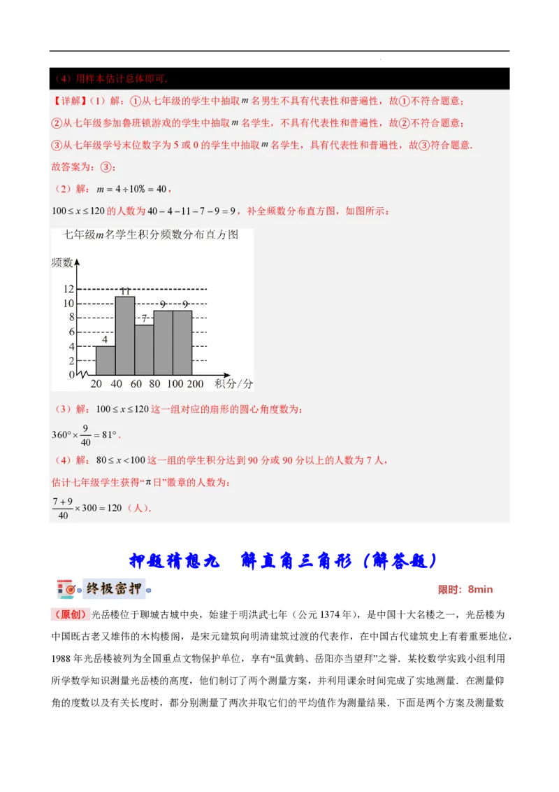 2025《中考数学&bull;终极押题猜想》山东(解析版)_初中资料合集_2025中考数学《终极押题猜想》全国13地方版_2025《中考数学&bull;终极押题猜想》山东