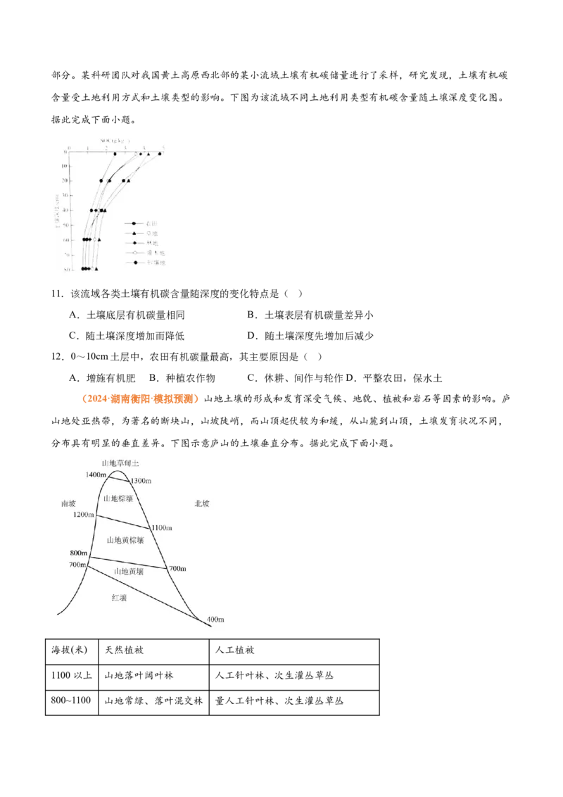专题11自然地理环境的整体性与差异性（思维导图+4大知识点+5个能力拓展）2025年高考地理一轮复习知识清单_9.2025地理总复习_2025年新高考资料_一轮复习_2025年高考地理一轮复习知识清单