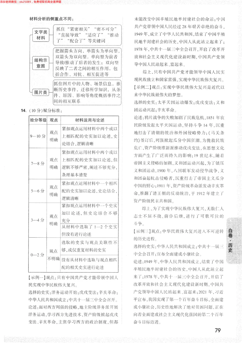 2025《万唯中考&bull;长沙黑白卷》答案详解详析_初中资料合集_2025《万唯中考&bull;黑白卷》多地方版（更30省）_2025《万唯中考&bull;黑白卷》7科全套（长沙）