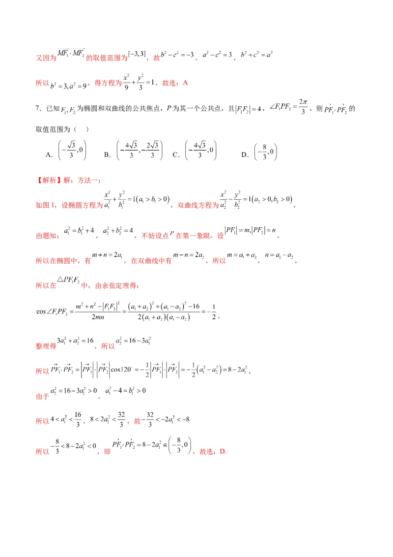 专题07椭圆中的向量问题(解析版)_2.2025数学总复习_2024年新高考资料_3.2024专项复习_2024年新高考数学之圆锥曲线专项重难点突破练（新高考专用）