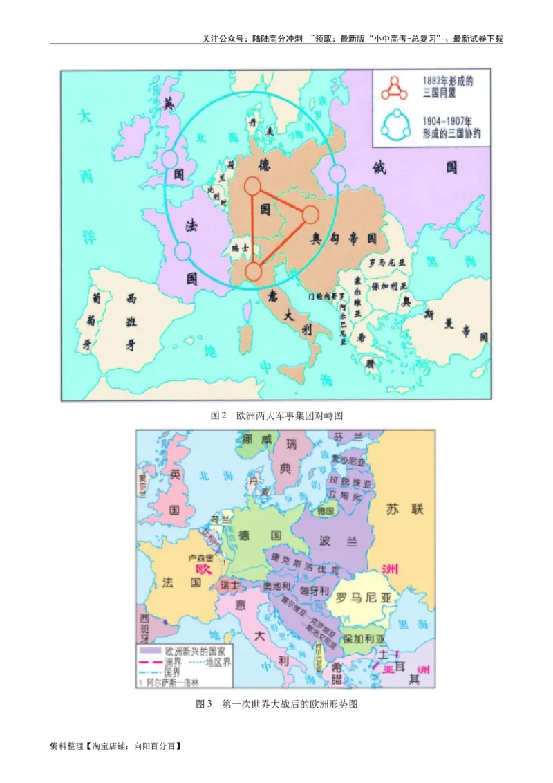 第8课第一次世界大战（解析版）_02中考总复习（2026版更新中）_06-历史-中考总复习_2024年中考复习资料_专项复习资料_完三年（2021-2023）中考历史真题分项汇编（全国通用）