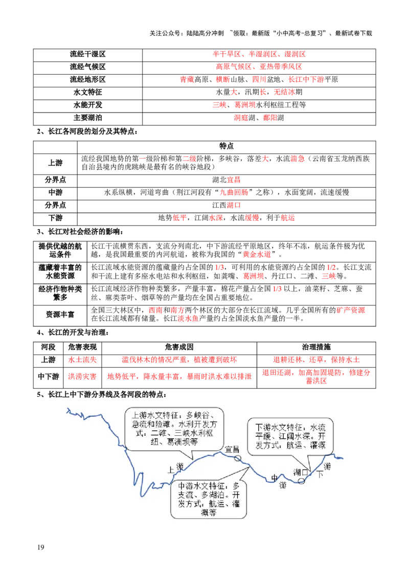 阶段背记06中国地理概况（晨读晚默）（答案版）_02中考总复习（2026版更新中）_09-地理-中考总复习_2024年中考复习资料_一轮复习_❤2024年中考地理一轮复习讲练测（全国通用）_晨读晚默