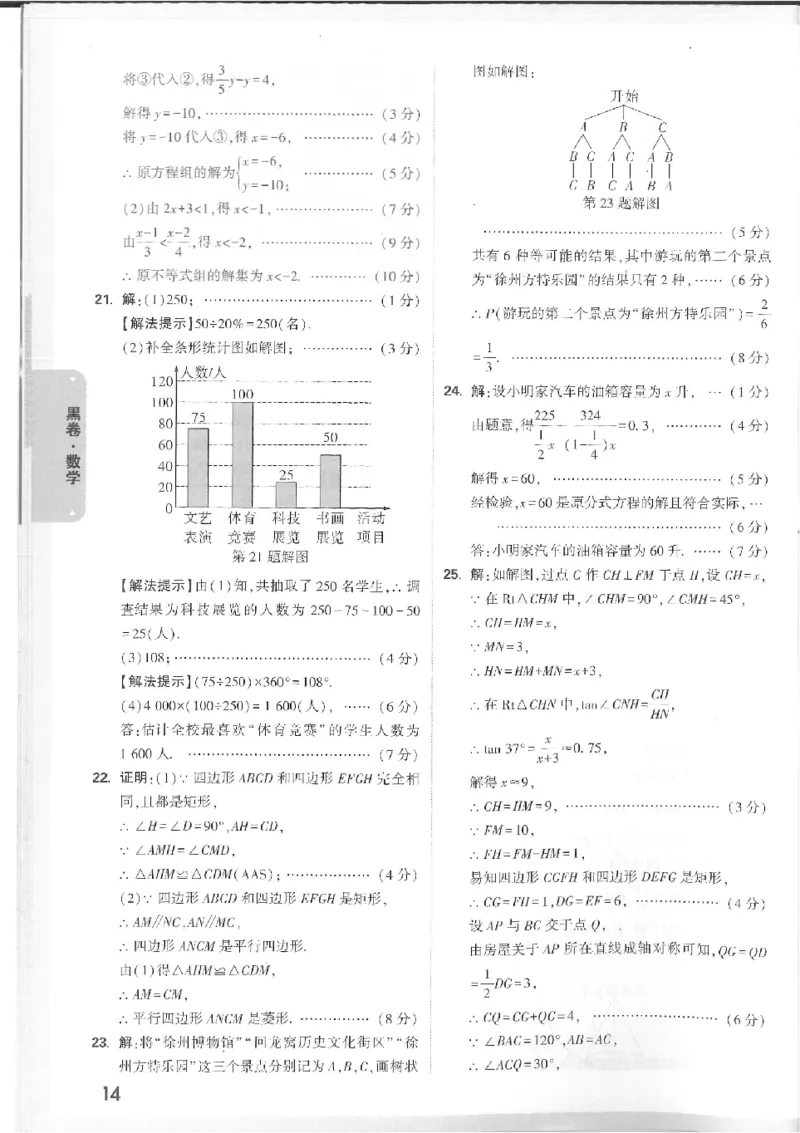 2025《万唯中考&bull;徐州黑白卷》7科详解详析_初中资料合集_2025《万唯中考&bull;黑白卷》多地方版（更30省）_2025《万唯中考&bull;黑白卷》7科全套（徐州）