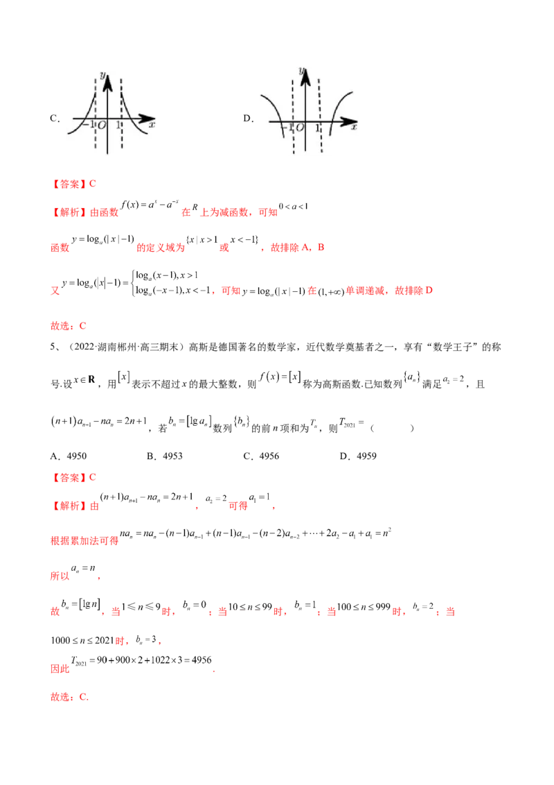 专题08二次函数及指、对、幂数函数的问题的探究（解析版）_2.2025数学总复习_2023年新高考资料_二轮复习_2023年高考数学二轮专题训练（新高考地区专用）