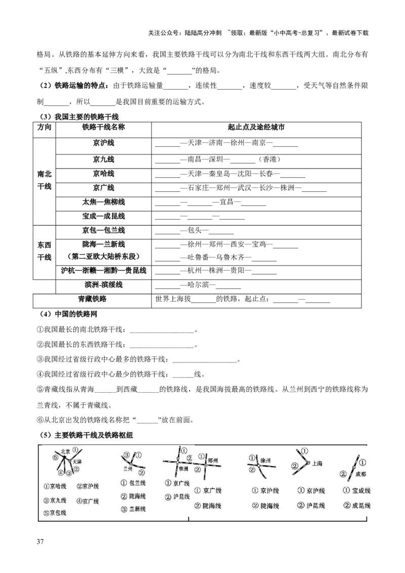 阶段背记06中国地理概况（晨读晚默）（原卷版）_02中考总复习（2026版更新中）_09-地理-中考总复习_2024年中考复习资料_一轮复习_❤2024年中考地理一轮复习讲练测（全国通用）_晨读晚默