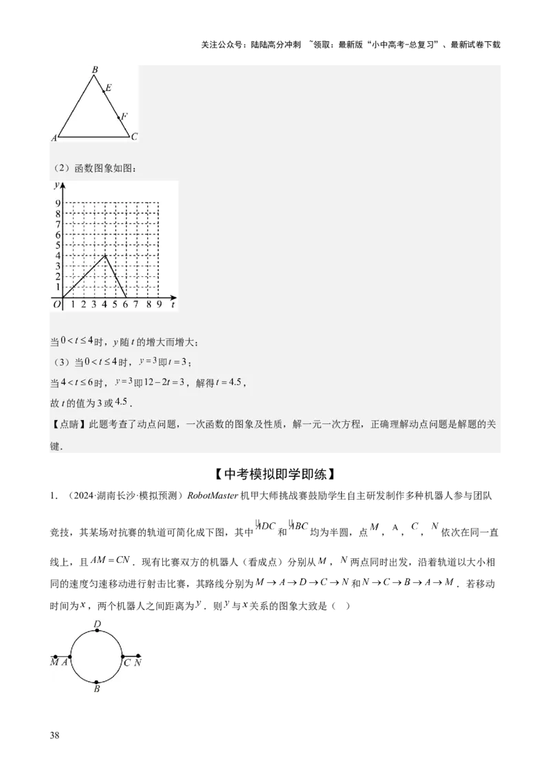 难点04坐标系与函数中的规律、图象、动点、面积问题（4大热考题型）解析版_02中考总复习（2026版更新中）_02-数学-中考总复习_2025中考复习资料_2025年中考数学一轮知识梳理