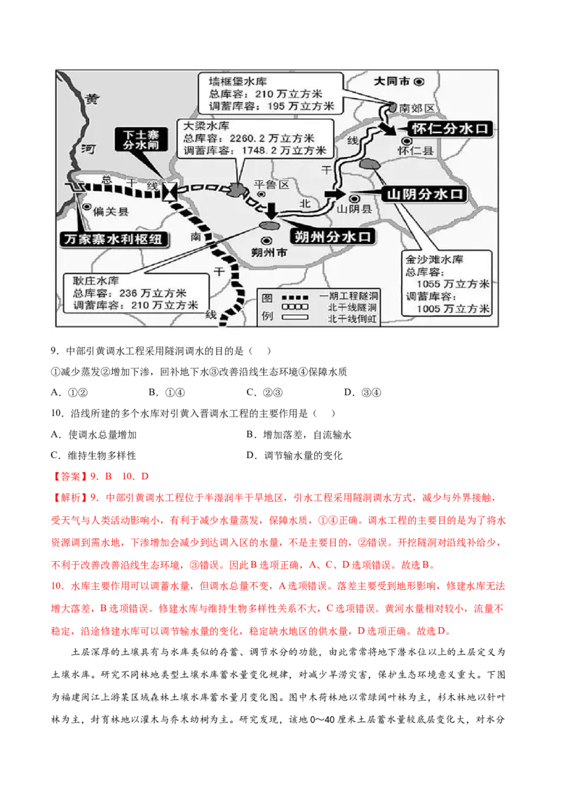 地理微考点520水库水文效应2023年高考总复习地理微考点狙击与专项突破_9.2025地理总复习_2023年新高考复习资料_专项复习_备战2023年高考地理总复习微考点狙击与专项测练_第十辑