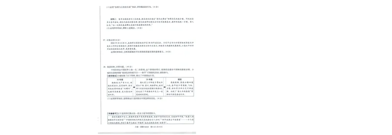 A42025版WW黑白卷道德与法治白卷(1)_初中资料合集_2025《万唯中考&bull;黑白卷》多地方版（更30省）_2025《万唯中考&bull;黑白卷》7科全套（福建）_2025版《WW中考黑白卷》（福建专版）(A4)